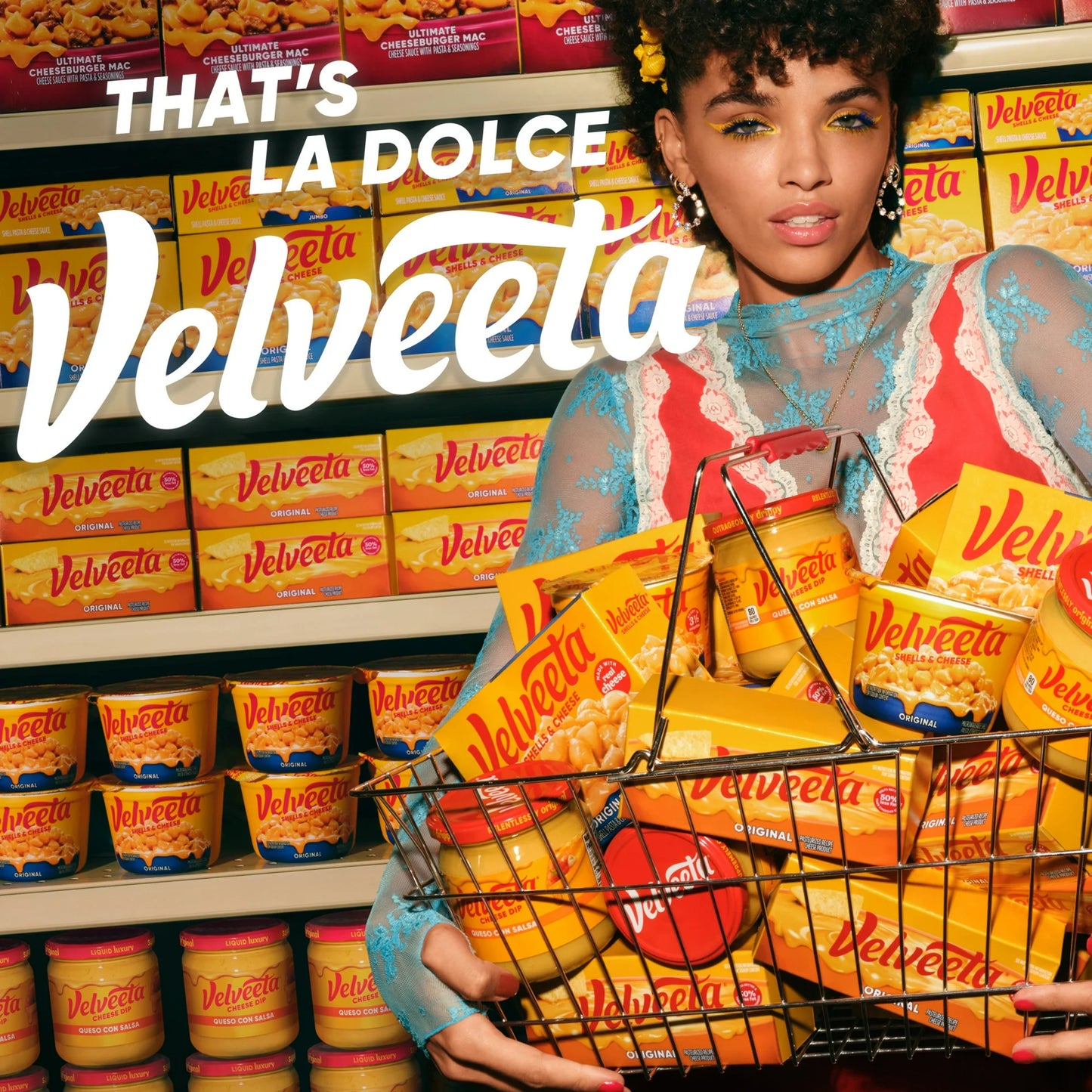 Velveeta Original Mac N Cheese Cups Easy Microwavable Big Bowl Dinner, 5 oz Tray, Shelf-Stable
