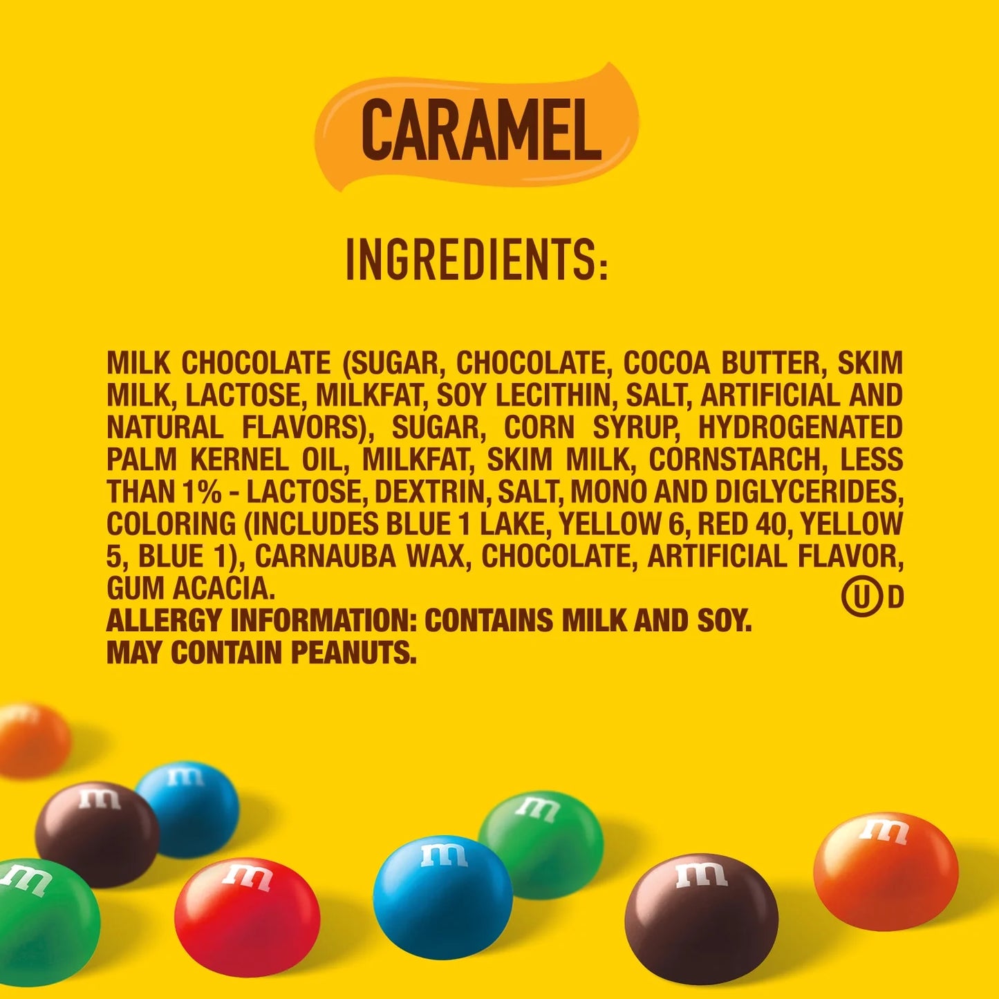 M&M'S Caramel Chocolate Candy Party Size 34-Ounce Bag