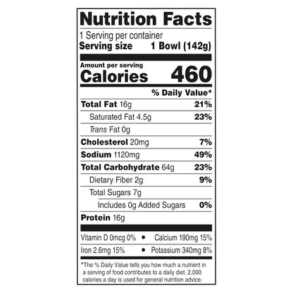 Velveeta Original Mac N Cheese Cups Easy Microwavable Big Bowl Dinner, 5 oz Tray, Shelf-Stable
