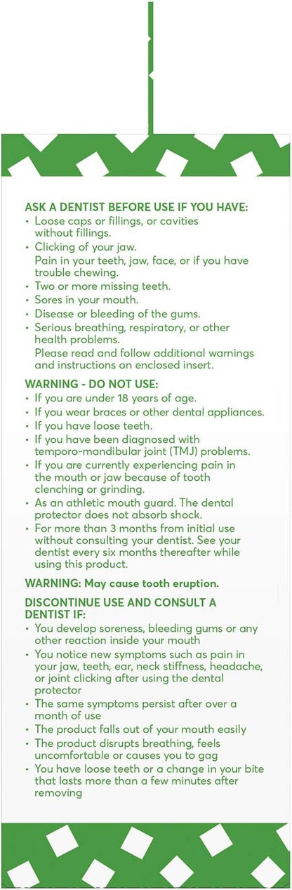 Plackers Grind No More Night Guard, Nighttime Protection for Teeth, BPA Free, Sleep Well, Ready to Wear, Disposable, One Size Fits All, 16 Count